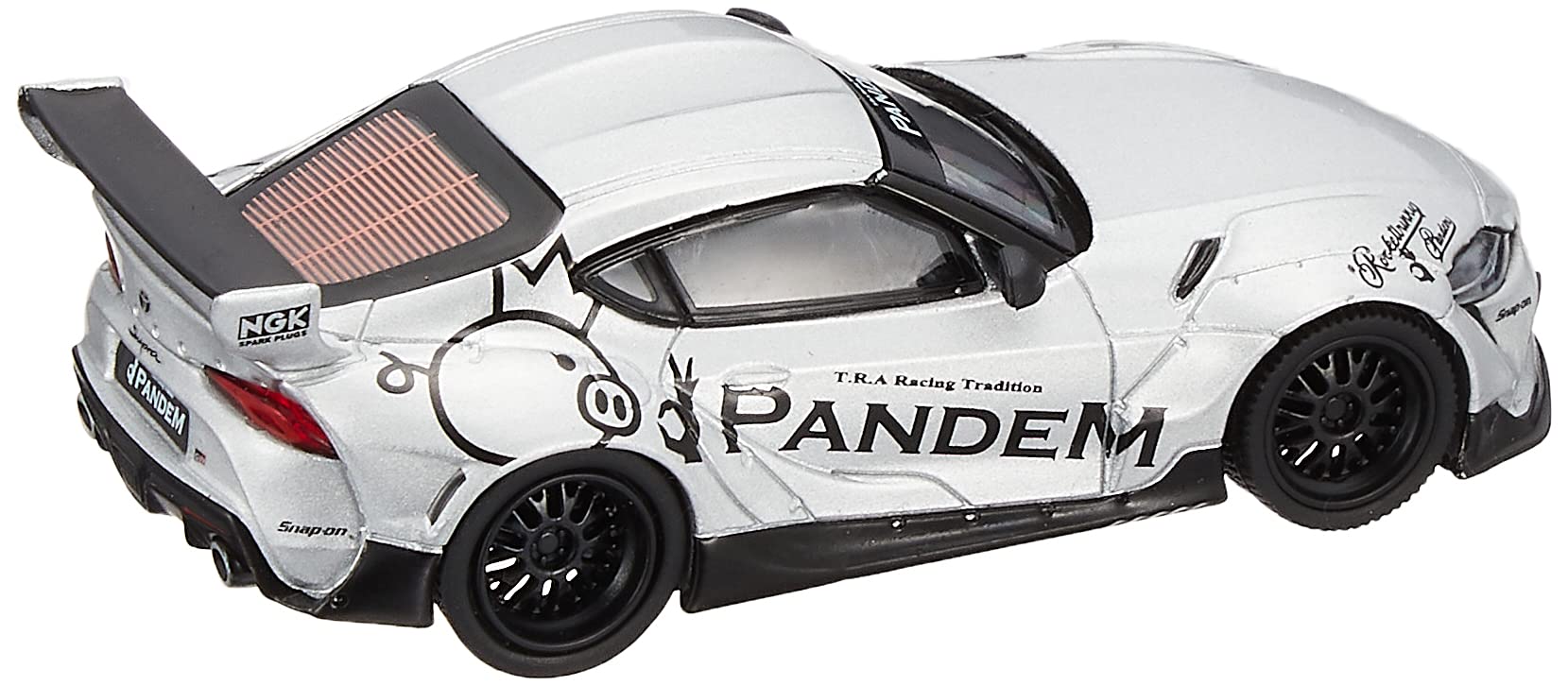 Amazon | MINI GT 1/64 Pandem Toyota GR スープラ V1.0 シルバー 右