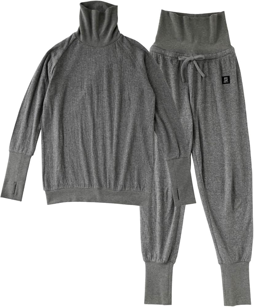 Amazon | [Nemulia] ネムリア 3くび温活パジャマ ルームウェア 洗濯可