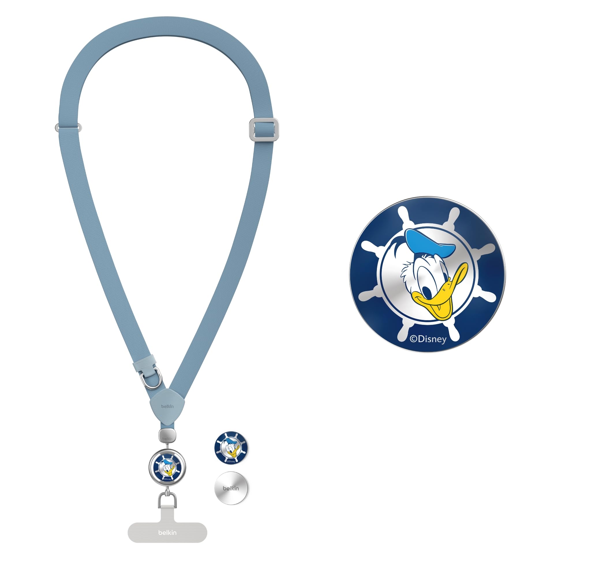 Amazon | 【ドナルドダック】Belkin スマホ ショルダーストラップ 斜