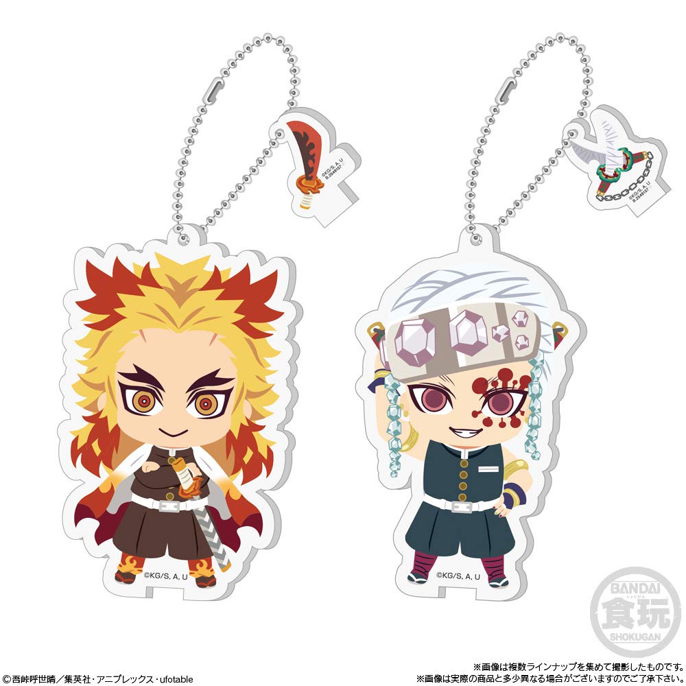 Amazon | 鬼滅の刃 全員集中！みつめてアクリルチャーム2 (8個入) 食
