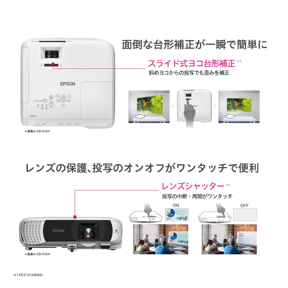 Amazon | エプソン ビジネスプロジェクター 液晶 3600lm XGA 2.4kg EB