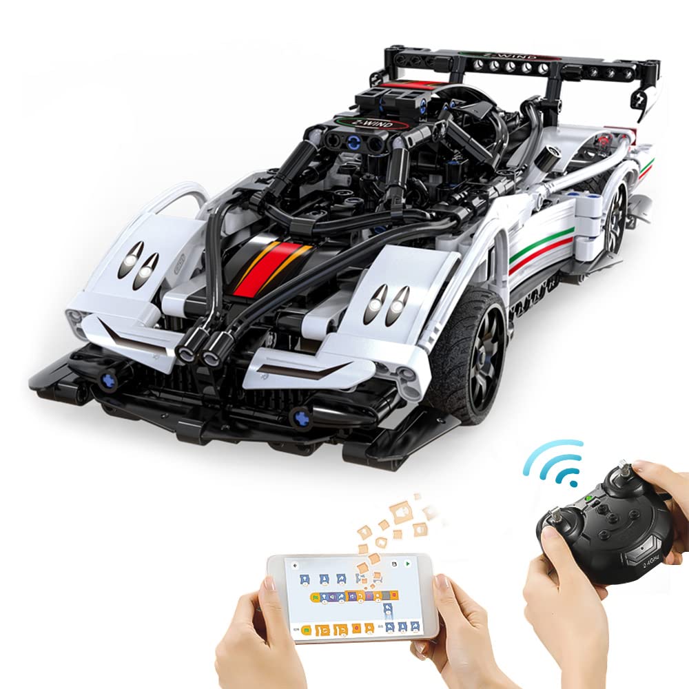 Amazon | CaDA 動くブロックキット スマホ連動 ラジコン レーシング