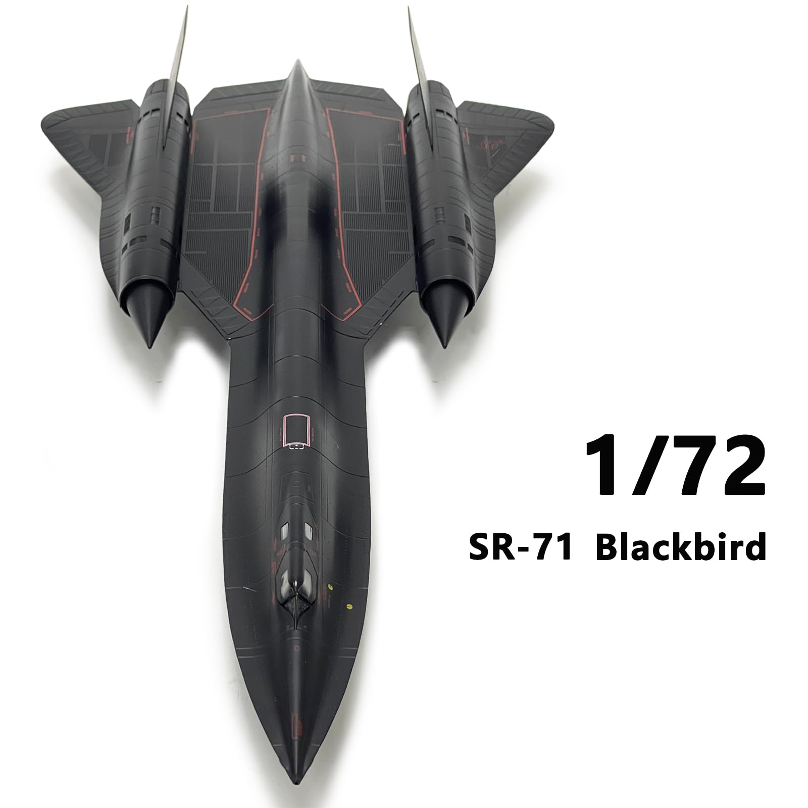 Amazon.co.jp: Mahfisj 1/72スケール SR-71 ブラックバードモデル - 長