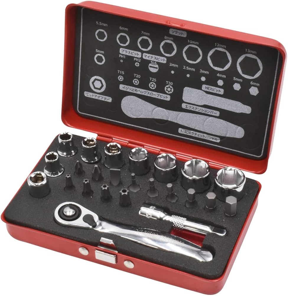 Amazon | アストロプロダクツ ミニツールセット ミリ 24個組 | 工具