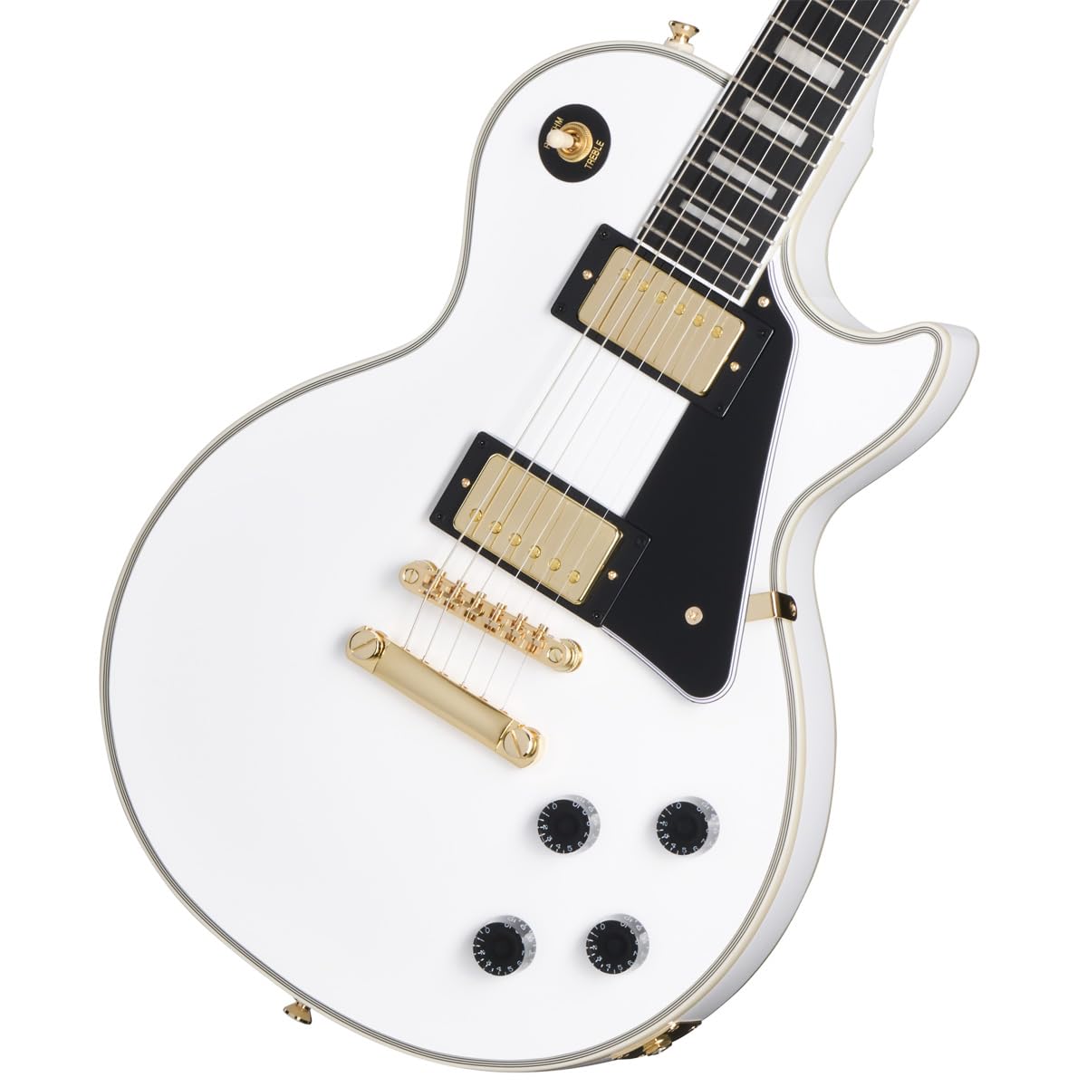 Amazon | Epiphone/Inspired by Gibson Les Paul Custom Alpine White