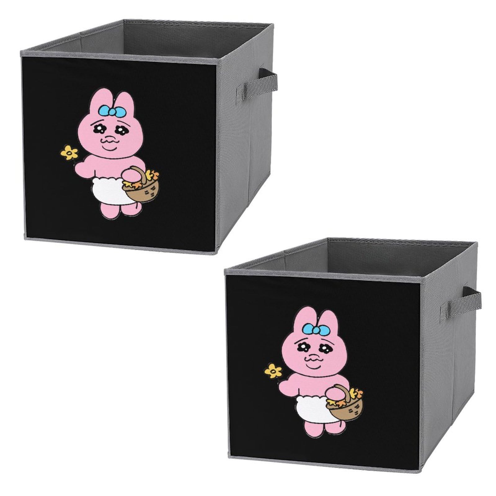 Amazon｜収納ボックス おぱんちゅうさぎ 収納バッグ 衣装ケース