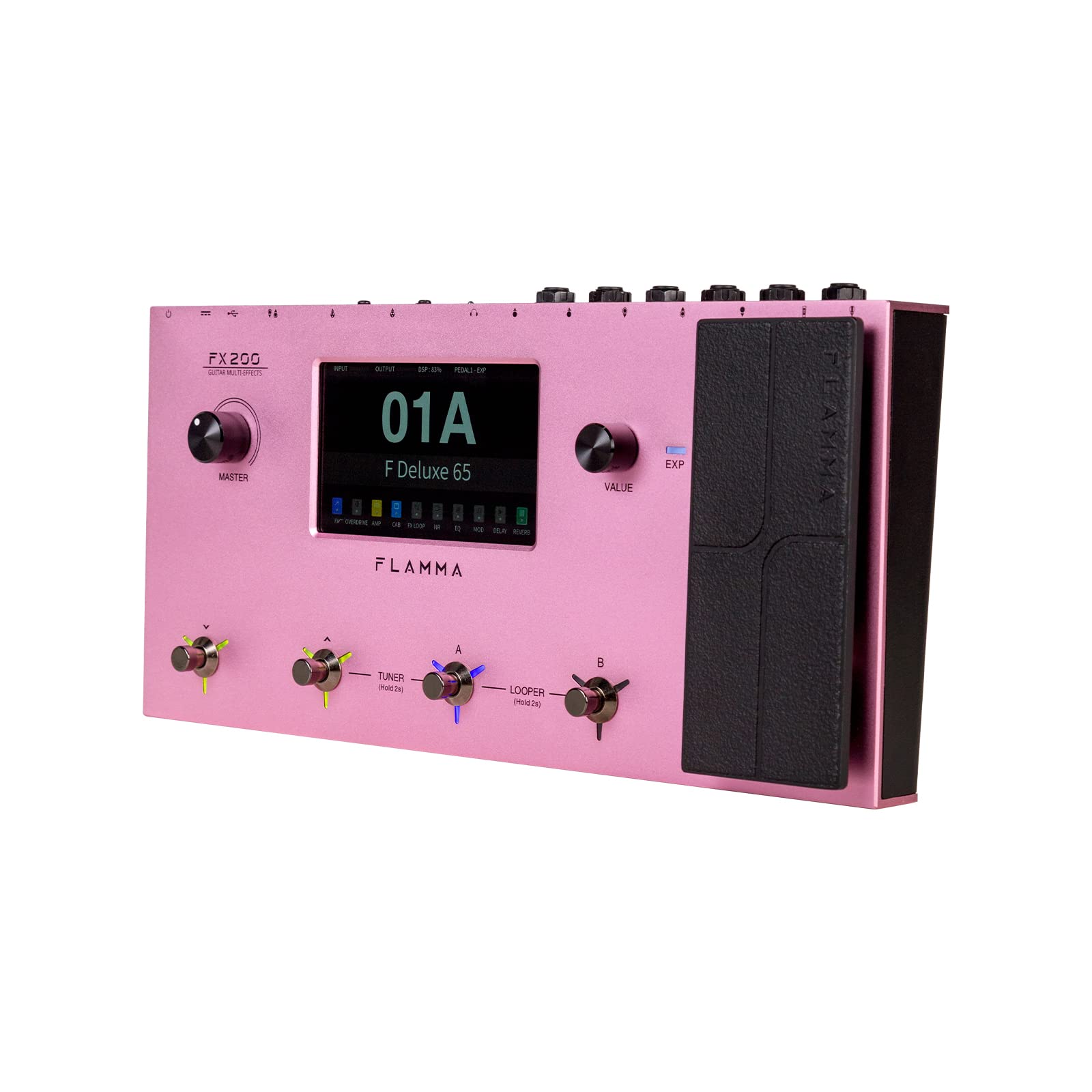 Amazon.com: FLAMMA FX200 Multi Effects Guitar Processor with 5