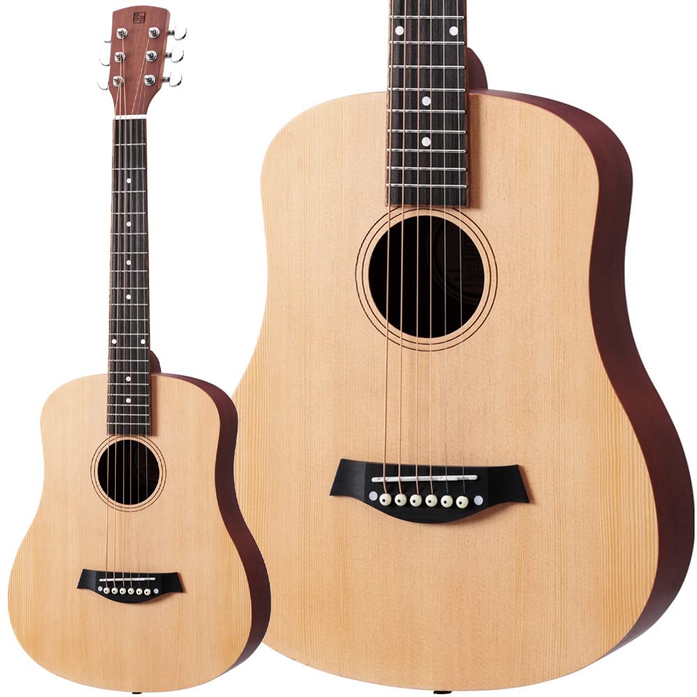 Amazon | 音音 DT1S NTS (Natural Spruce) ミニアコースティックギター