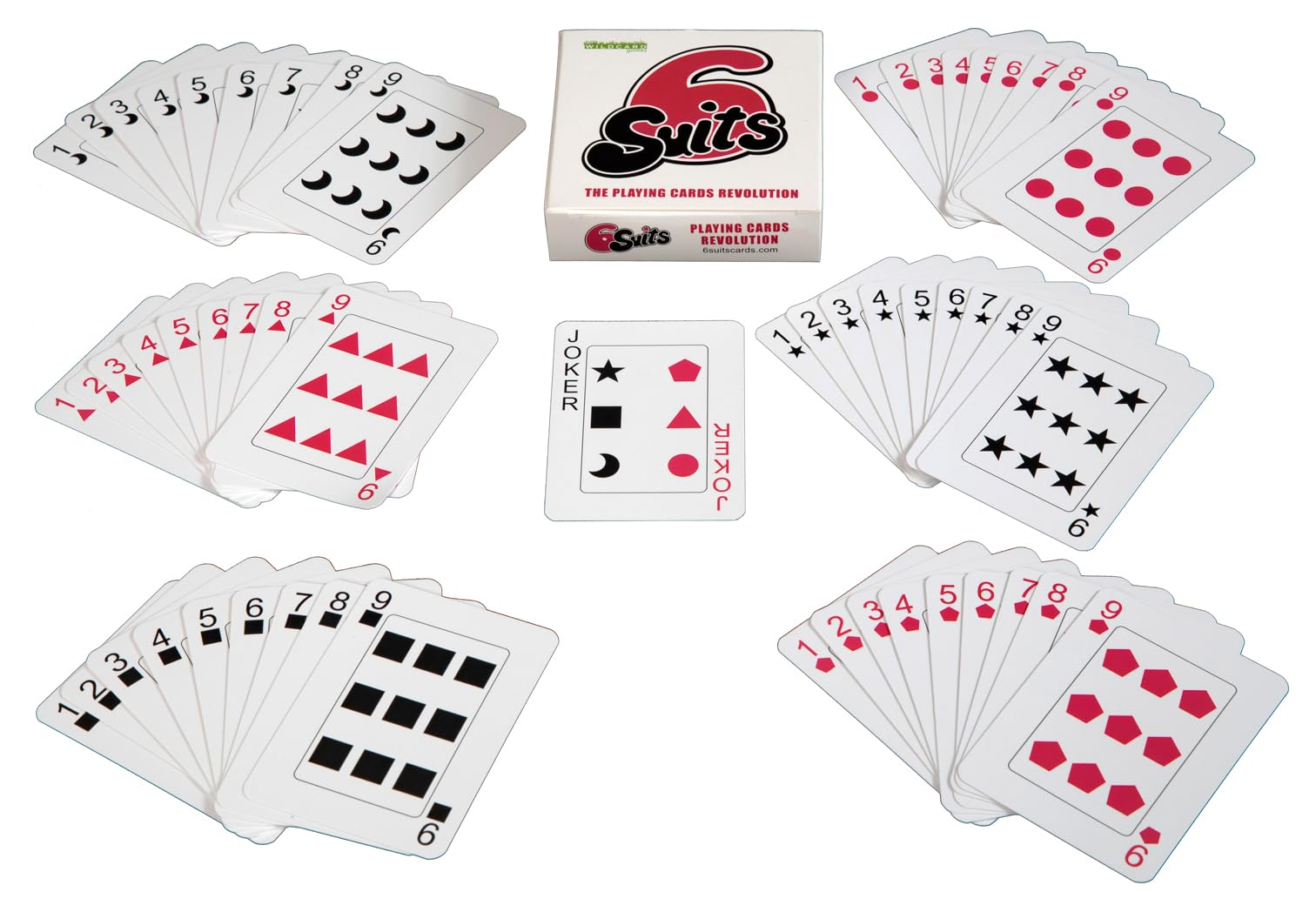 Amazon.co.jp: 6つのスーツ - トランプ革命 – 9枚のカード6つのスーツ