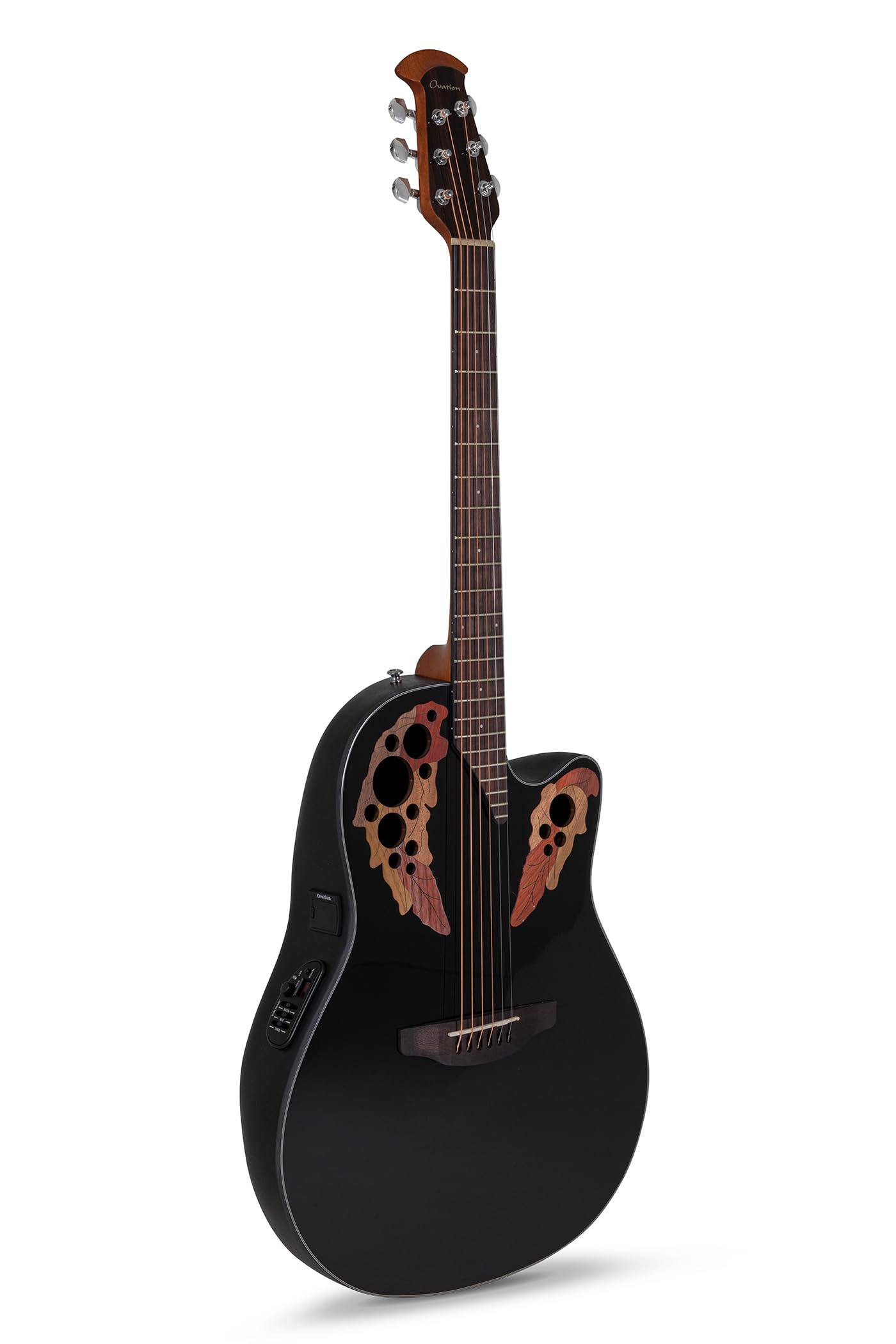Amazon.com: Ovation Celebrity Elite CE44-5 A/E Guitar - Black