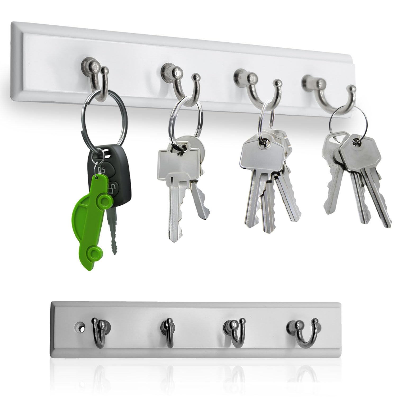 Amazon.com: KT Deals Wall Mounted Key Rack Rail Hanger Key Holder