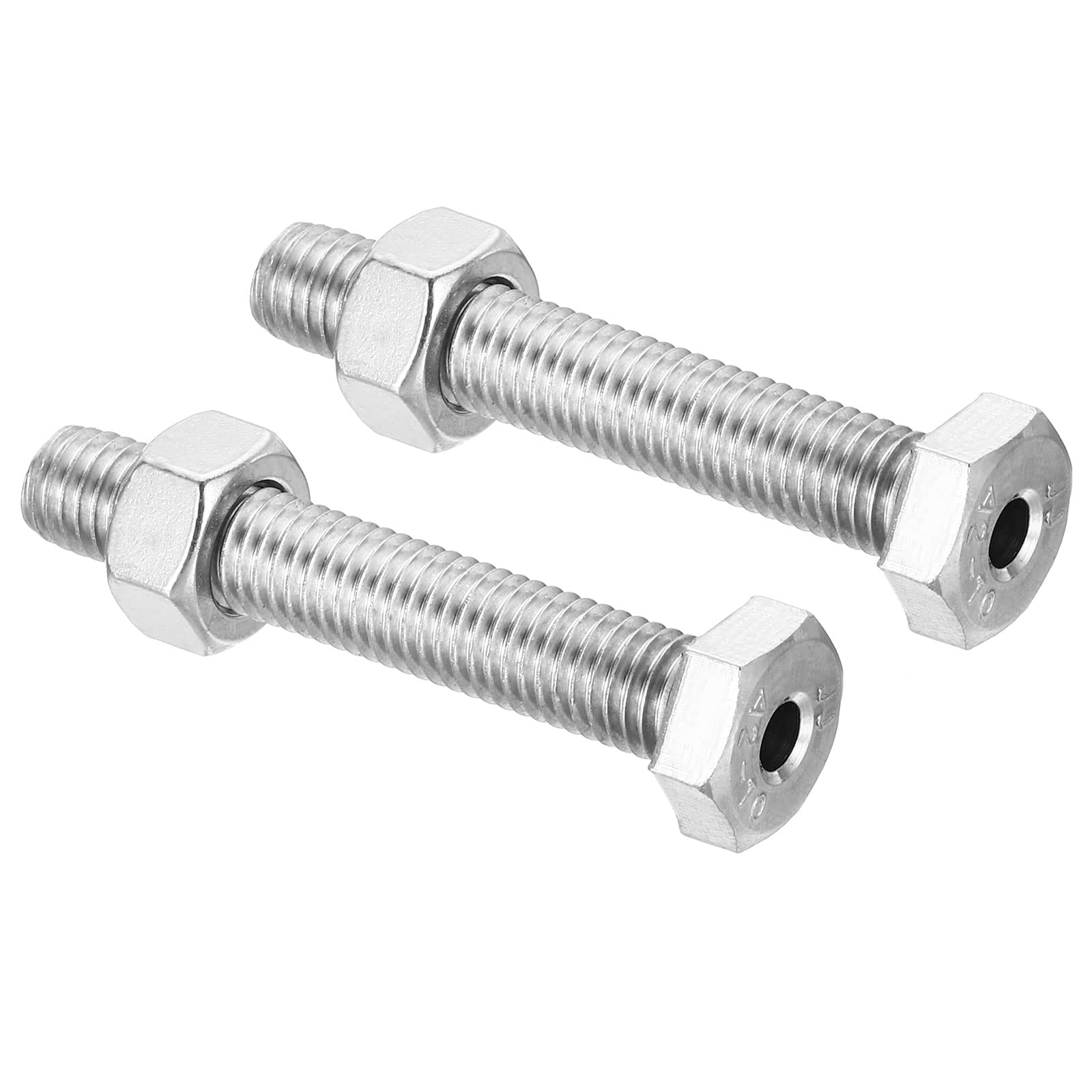 Amazon | PATIKIL M10x60mm 中空外六角ねじ 2セット入り 円筒形ランプ