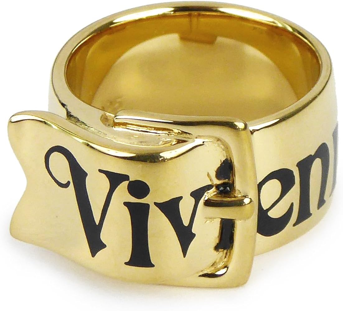 Amazon.co.jp: ヴィヴィアン ウエストウッド ベルトリング ゴールド