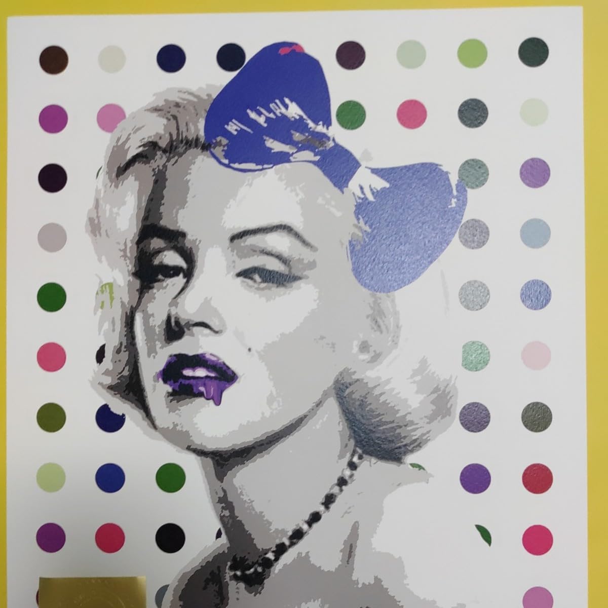 DEATH NYC作品モンローとスヌピーアートポスターポップアート