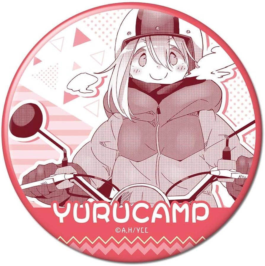 Amazon | ゆるキャン△ 缶バッジ デザイン03(各務原なでしこ/C