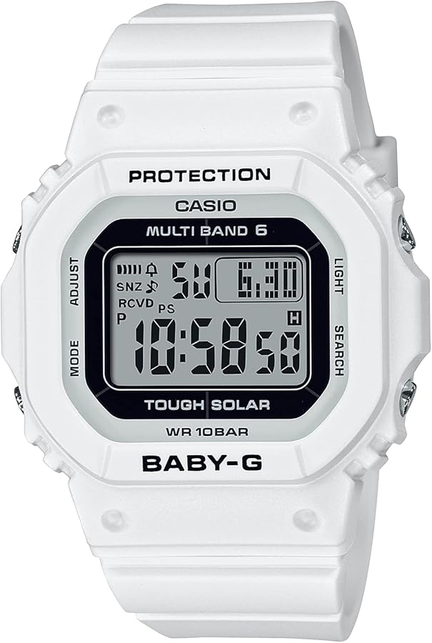Casio] Baby-G Watch Radio Solar BGD-5650-7JF Women's White Watch
