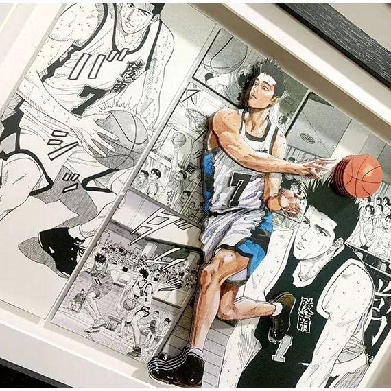 Amazon.co.jp: SLAM DUNK スラムダンク 立体画 中国 仙道彰 : おもちゃ