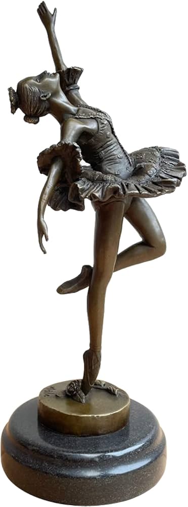 Amazon.co.jp: 彫刻置物彫像に彫刻ブロンズ バレリーナ像バレエ ダンス