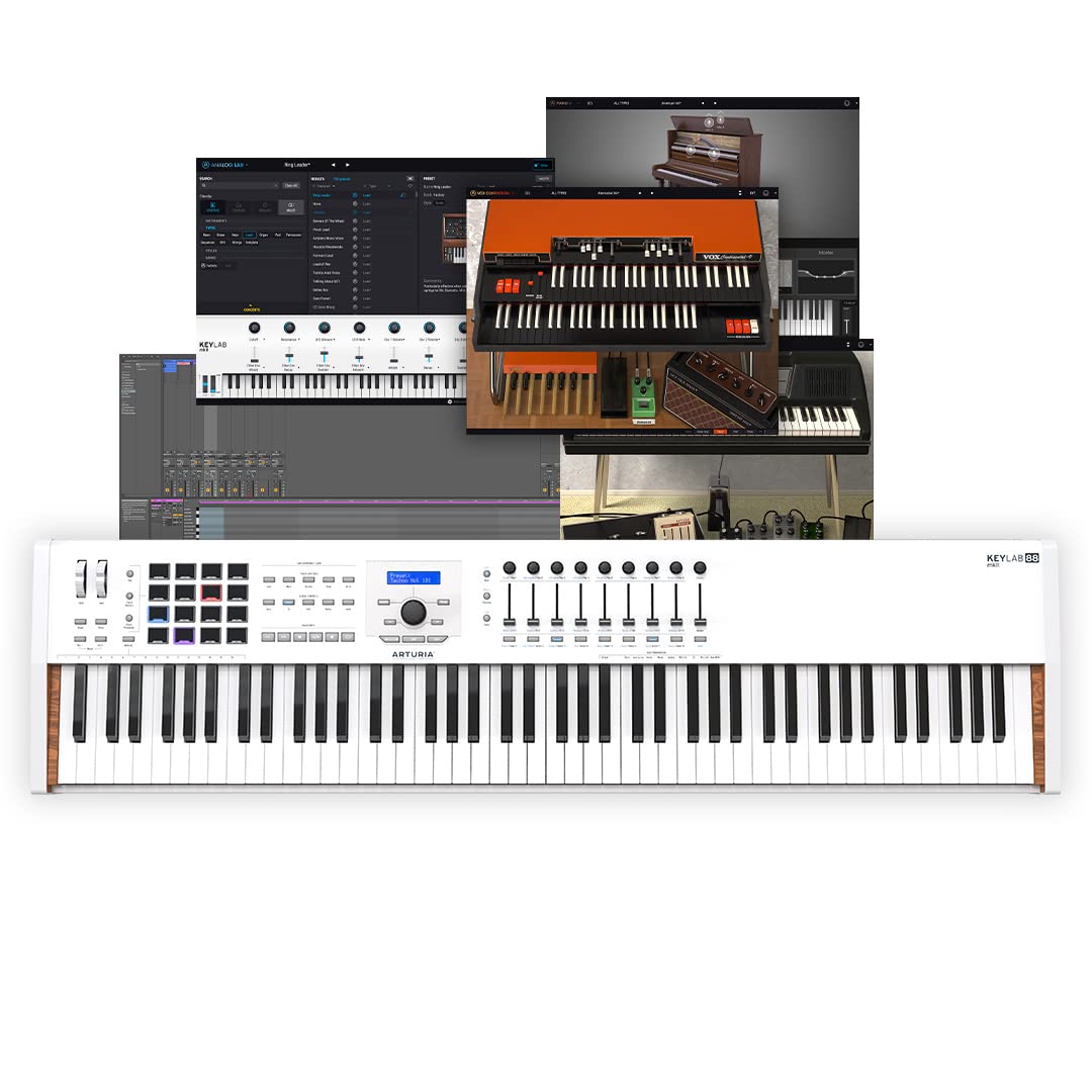Amazon.com: Arturia KeyLab 88 MkII 88 Key Weighted USB MIDI