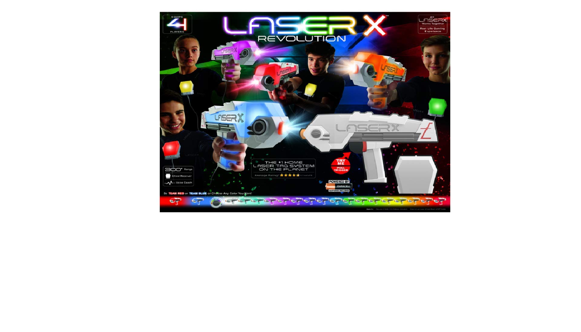 Amazon | Laser X クロスシューティング 4丁セット レーザーX