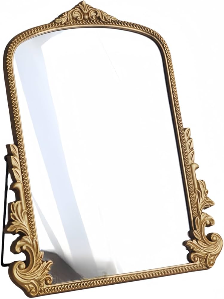 Amazon.com - HSDDHOME 16x20 Inch Large Vintage Gold Table Mirror