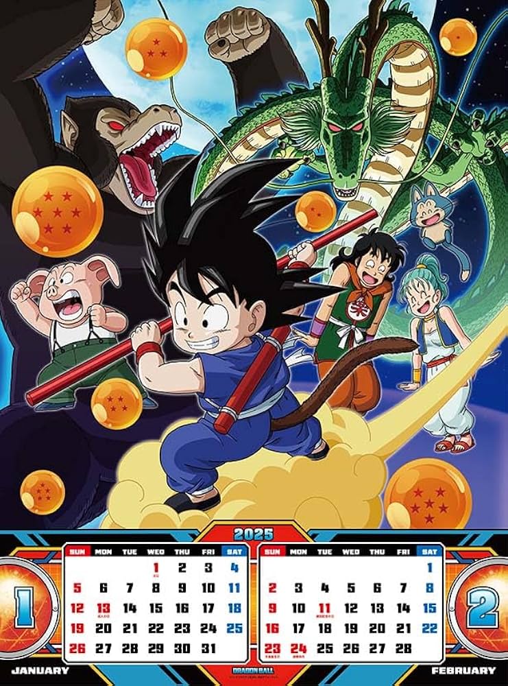 Amazon.co.jp: 東映アニメーション 2025 ドラゴンボール A2カレンダー