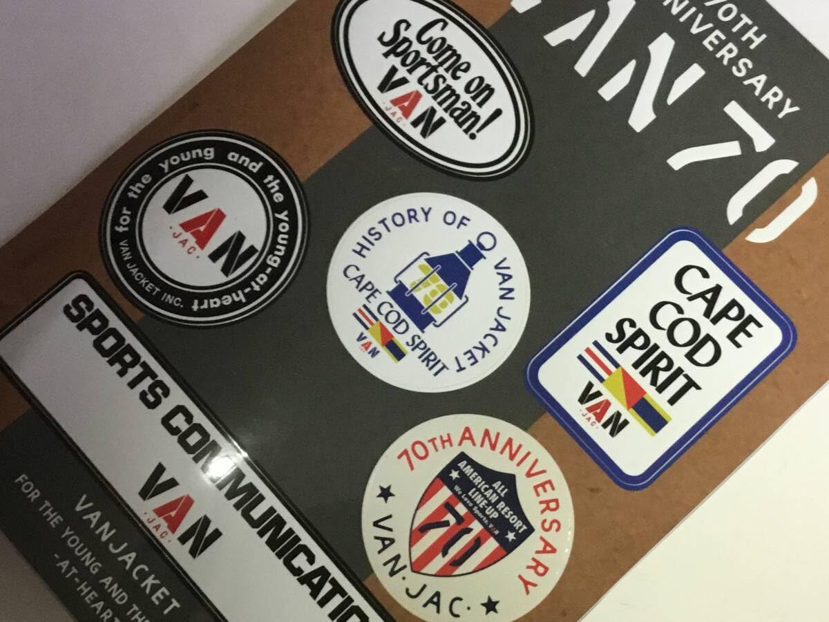 Amazon.co.jp: 70th ANNIVERSARY VAN JAC ヴァンヂャケット ステッカー