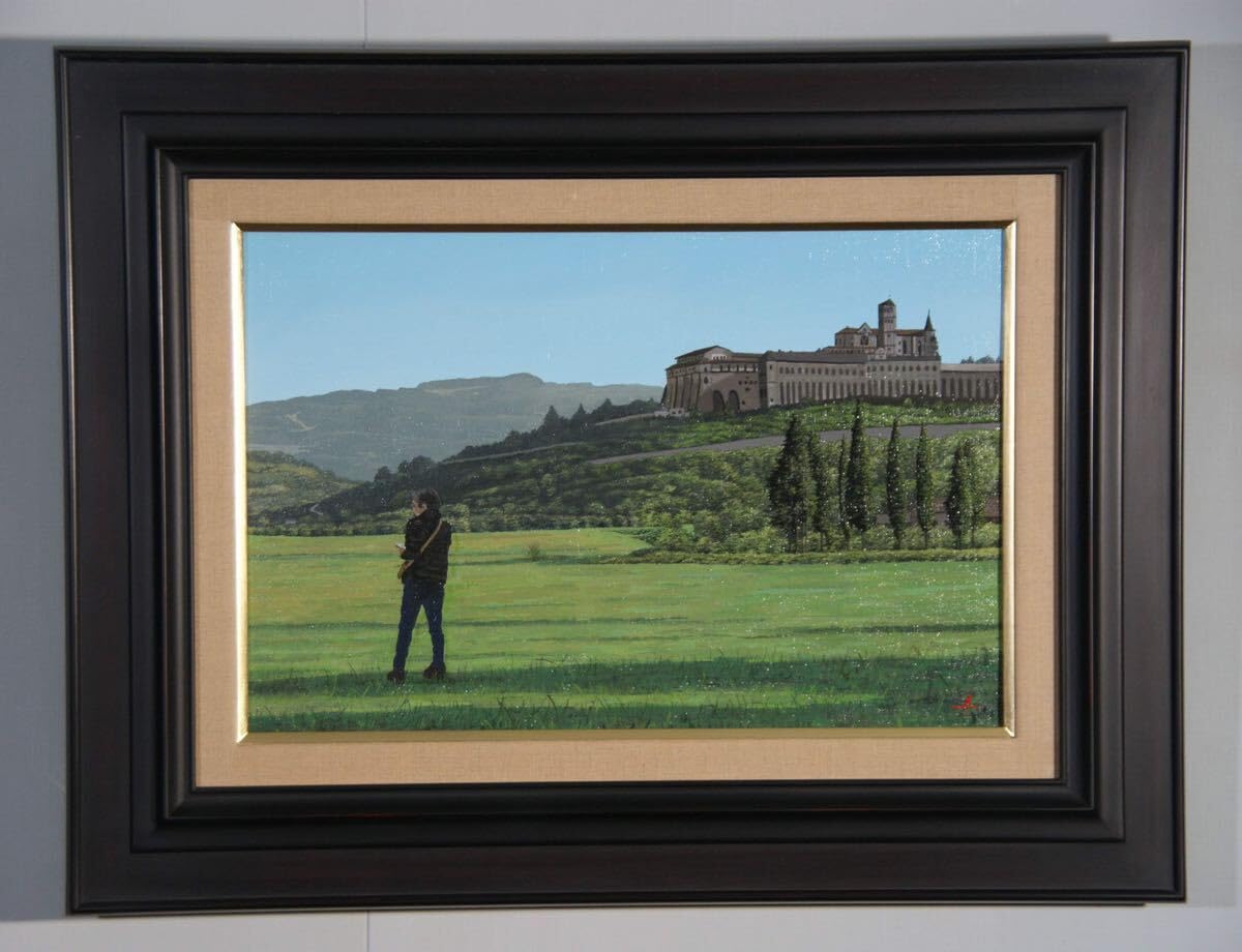 33.「タイトル不明」髙橋一善 油絵 【公式通販】