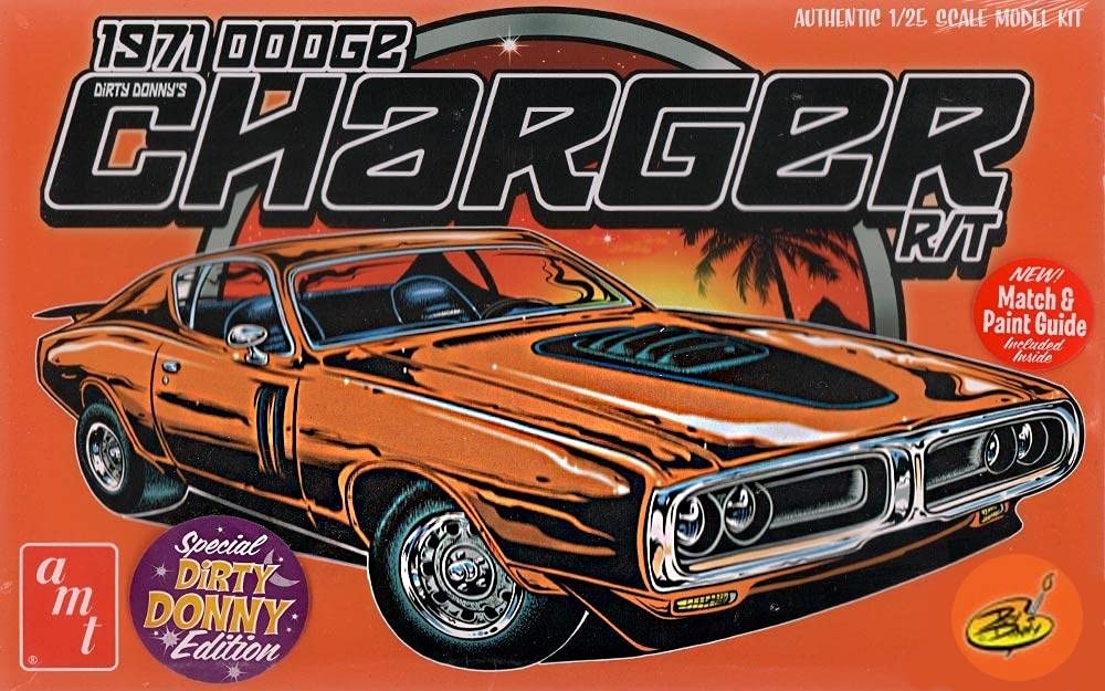 Amazon | AMT 1/25 ダーティー・ドニー 1971 ダッジ・チャージャー R/T