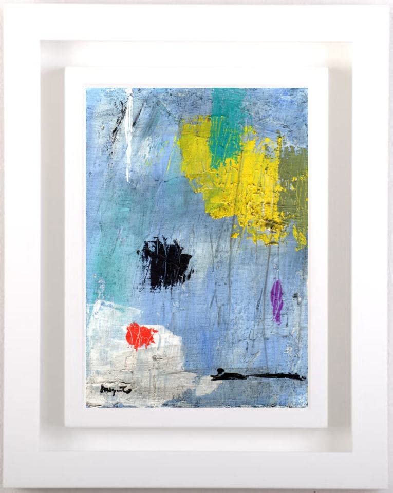 Amazon.co.jp: 宮本廣志 「断片・2」 現代アート 絵画 抽象画 現代美術