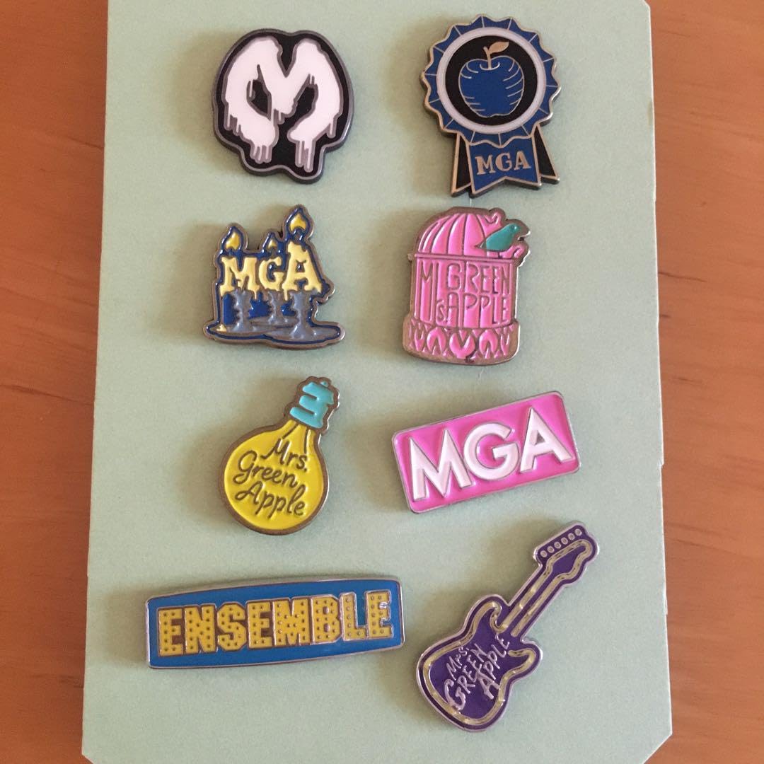 Amazon | ミセスグリーンアップル ミセス グッズ ピンバッジ | バッジ