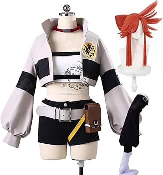 Amazon.co.jp: qiqincosplay ガチアクタ リヨウ・リーパー コスプレ