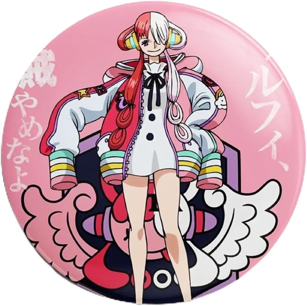 Amazon.co.jp: ワンピース ウタ 缶バッジ ONE PIECE ルフィ ニカ ギア5