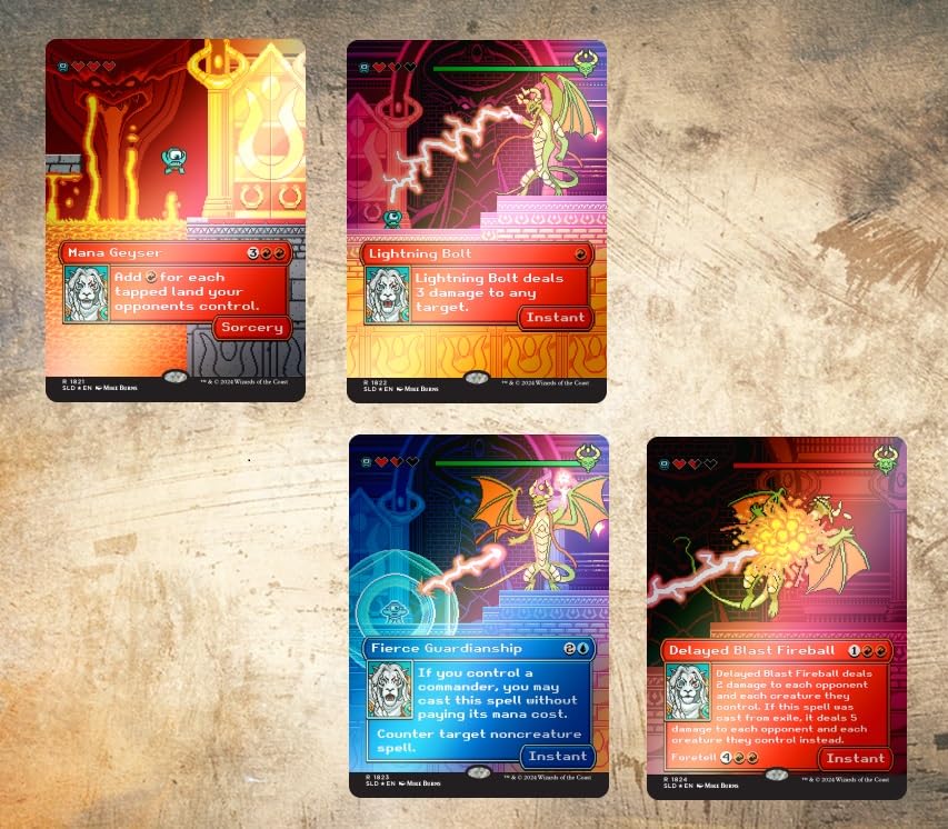 Amazon.com: MTG Secret Lair: Pixel Perfect | Extra Life 2024 (Foil