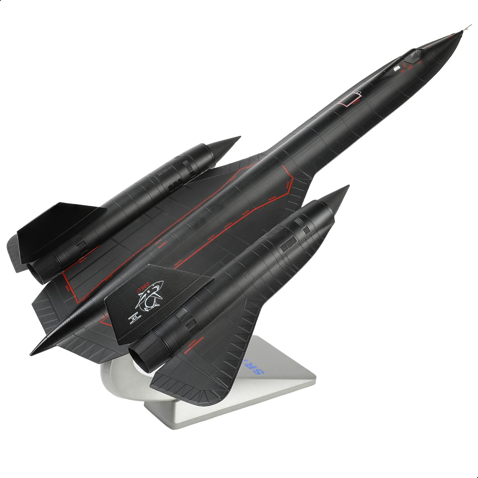 Amazon.co.jp: NUOTIE 1/72 SR-71a ブラックバード 金属モデル完成品