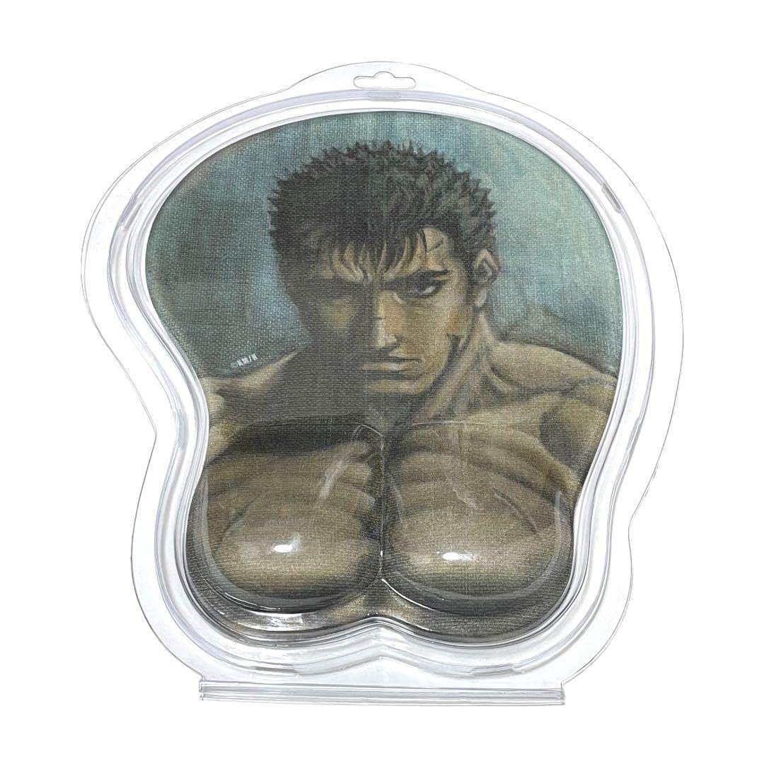Amazon.co.jp: 大ベルセルク展 ガッツ マウスパッド 俺にさわるんじゃ