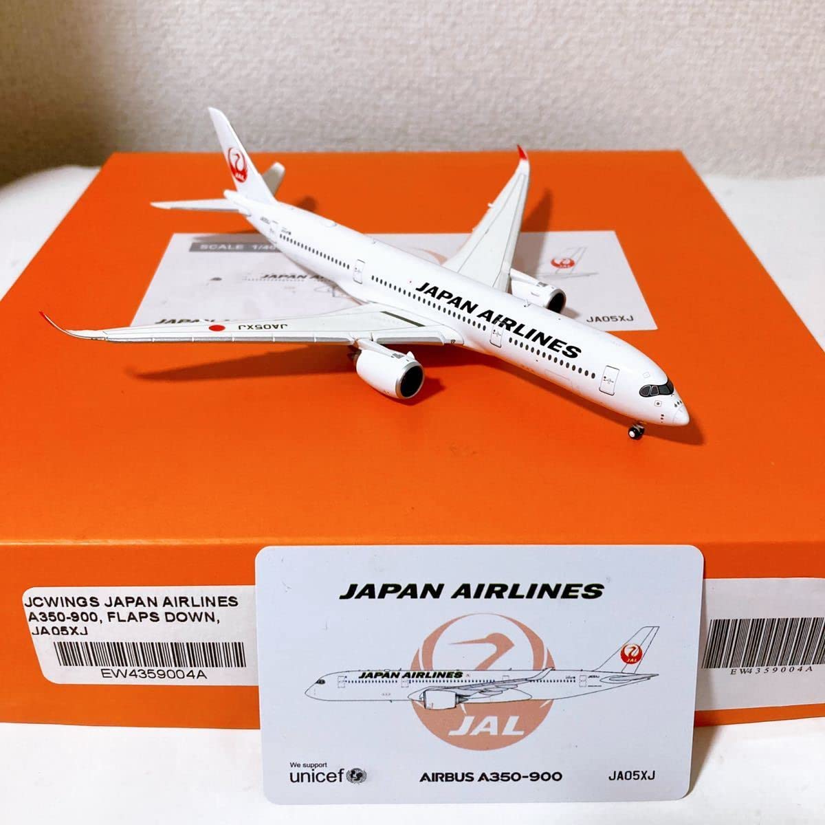 Amazon.co.jp: JC Wings JAL Airbus A350-900 JA05XJ Flap Down 1/400