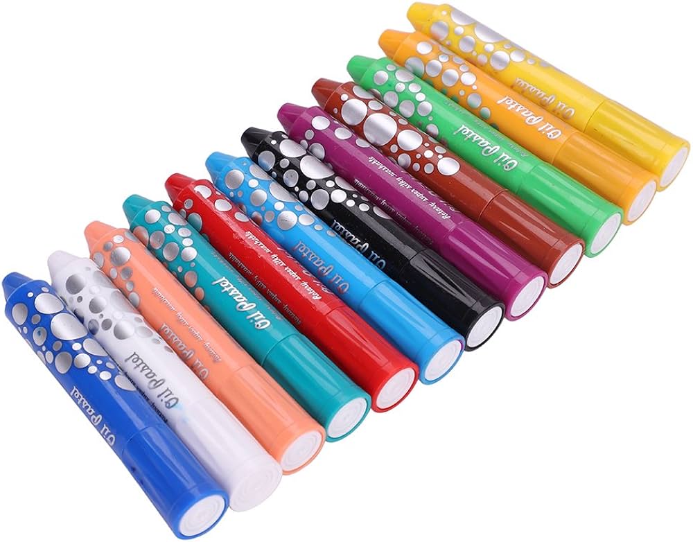 Amazon.co.jp: クレヨン くり出し式 色鉛筆 水溶性 パステル 無毒 安全