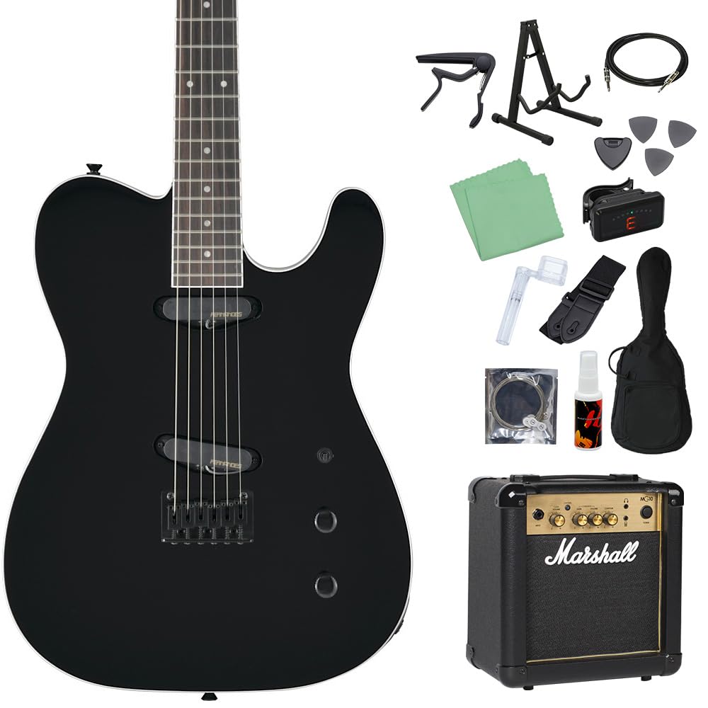 Amazon | FERNANDES TEJ-STD SH BLK エレキギター初心者14点セット