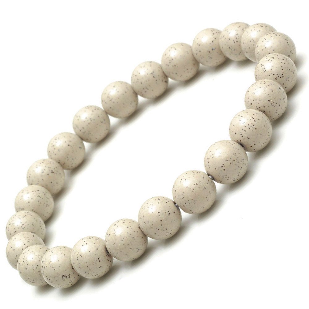 Amazon.co.jp: [OVER-9] 高濃度 北投石 ブレスレット 8mm 丸玉 本物