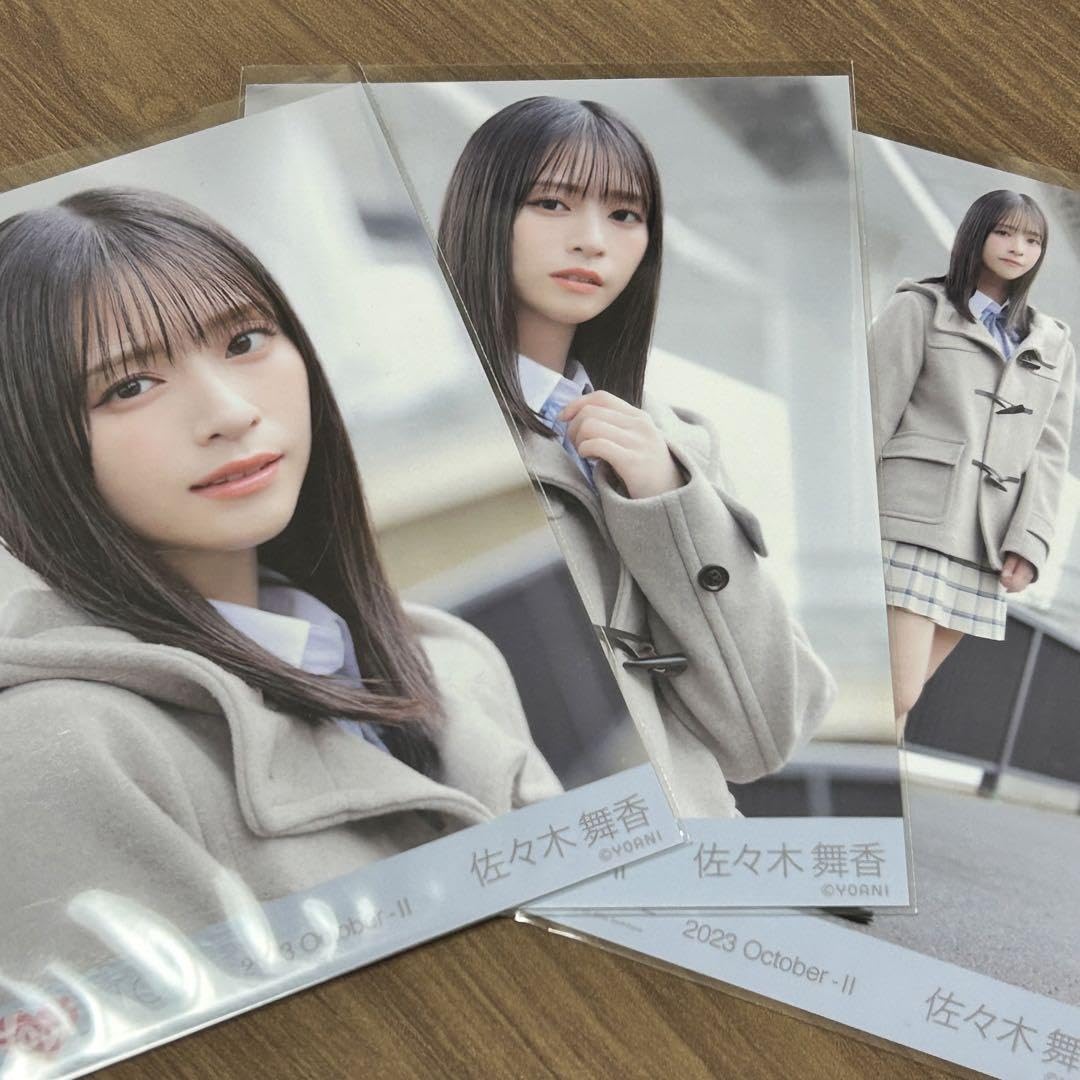 LOVE 佐々木舞香 生写真 直筆 チュウ ラストノートしか知らない LOVE