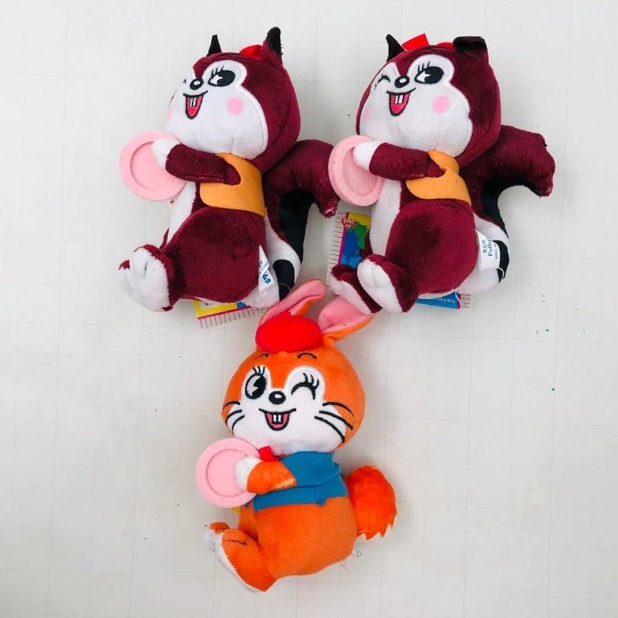 Amazon.co.jp: フリュー クッピーラムネ ぬいぐるみ うさぎ リス