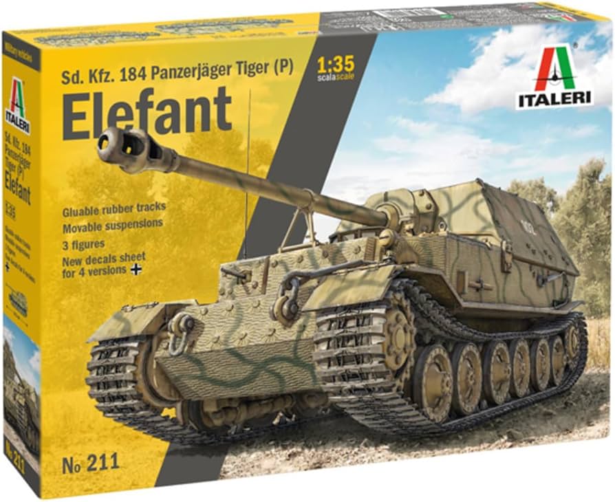 Amazon | タミヤ イタレリ 211 1/35 タイガー (エレファント