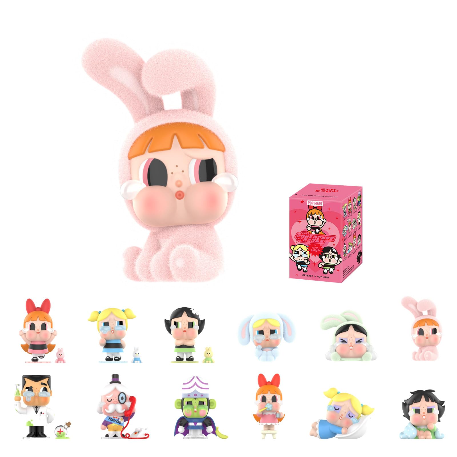 Amazon.co.jp: POP MART(ポップマート) Crybaby x Powerpuff ガールズ