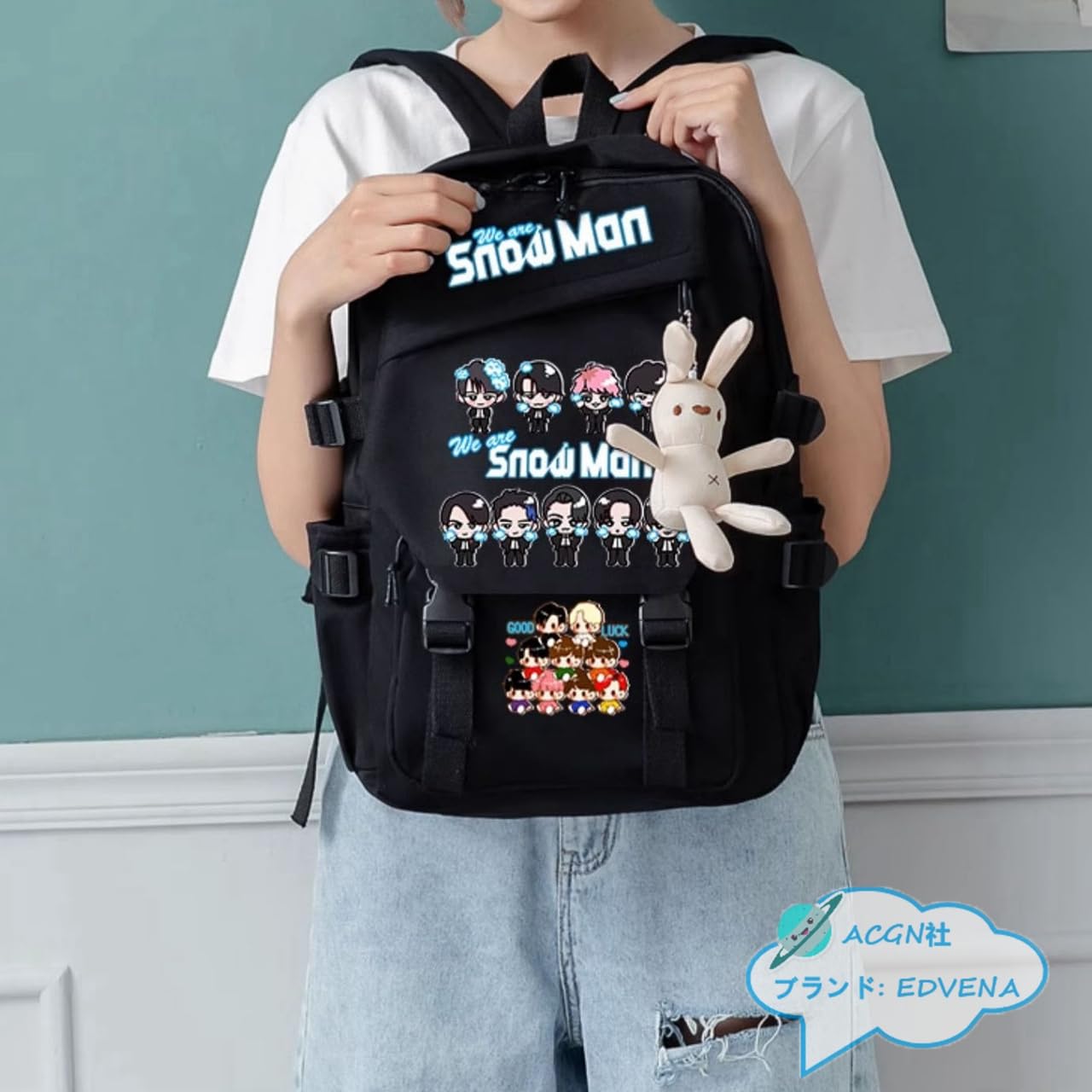 Amazon.co.jp: スノーマン リュック バックパック Snowman 目黒蓮