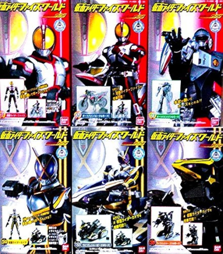 Amazon.co.jp: バンダイ 仮面ライダー555 ファイズワールド 全6種