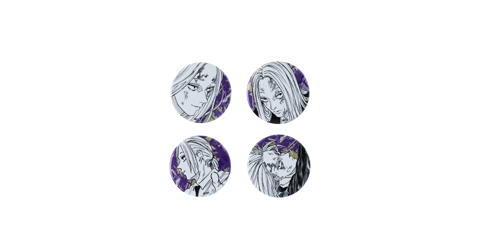 Amazon.co.jp: SAKAMOTO DAYS 缶バッジ 4個セット EMOTIONS 神々廻