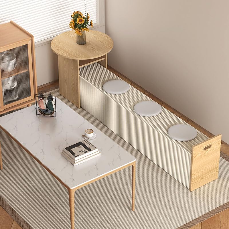 Amazon | TAIVINN ダイニングベンチ 折りたたみ ペーパーソファ