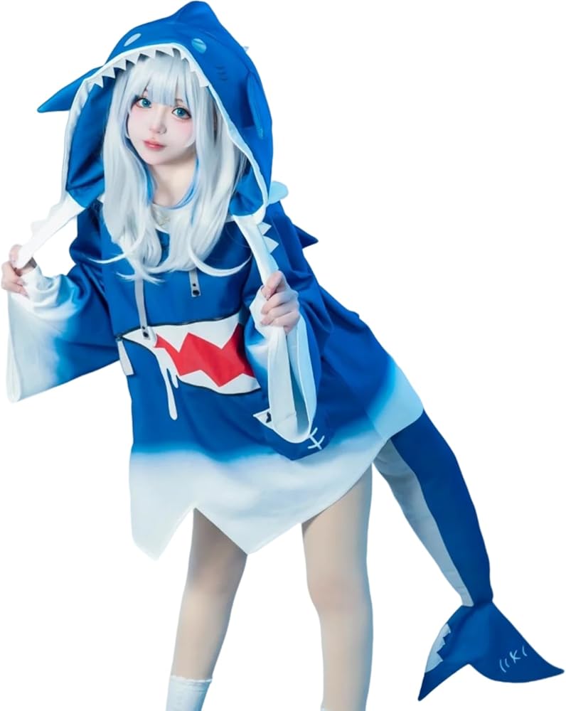 Amazon.co.jp: [BASETAKE] がうる・ぐら コスプレ衣装 子供用 Gawr