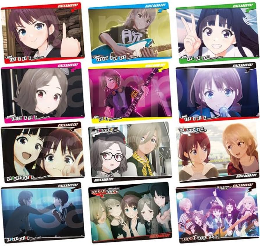 Amazon | ガールズバンドクライ トレーディングビッグクリアカード 12